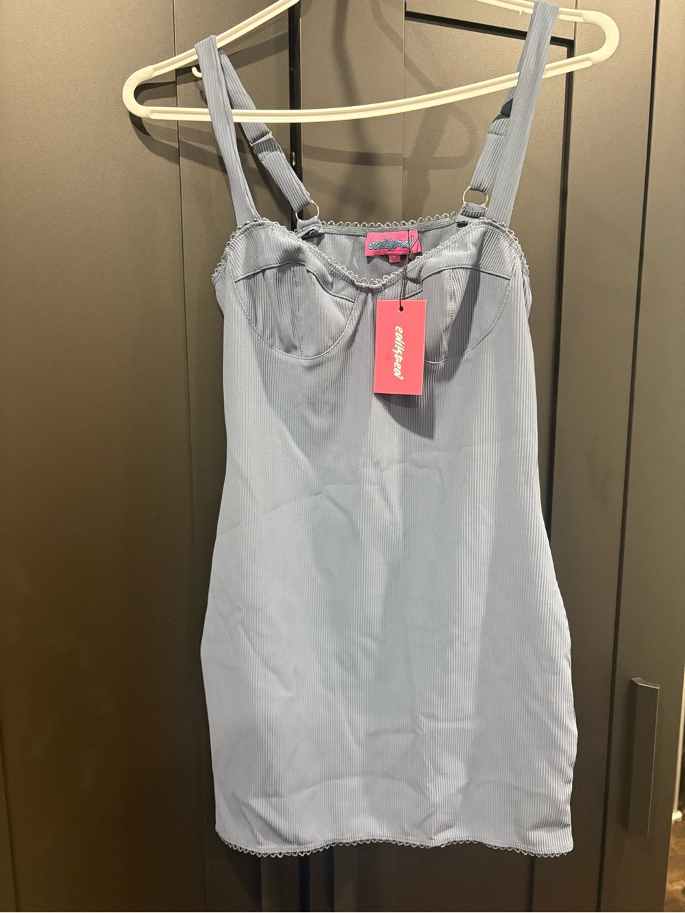Edikted Finley Ribbed Dress - Picture 4 of 5